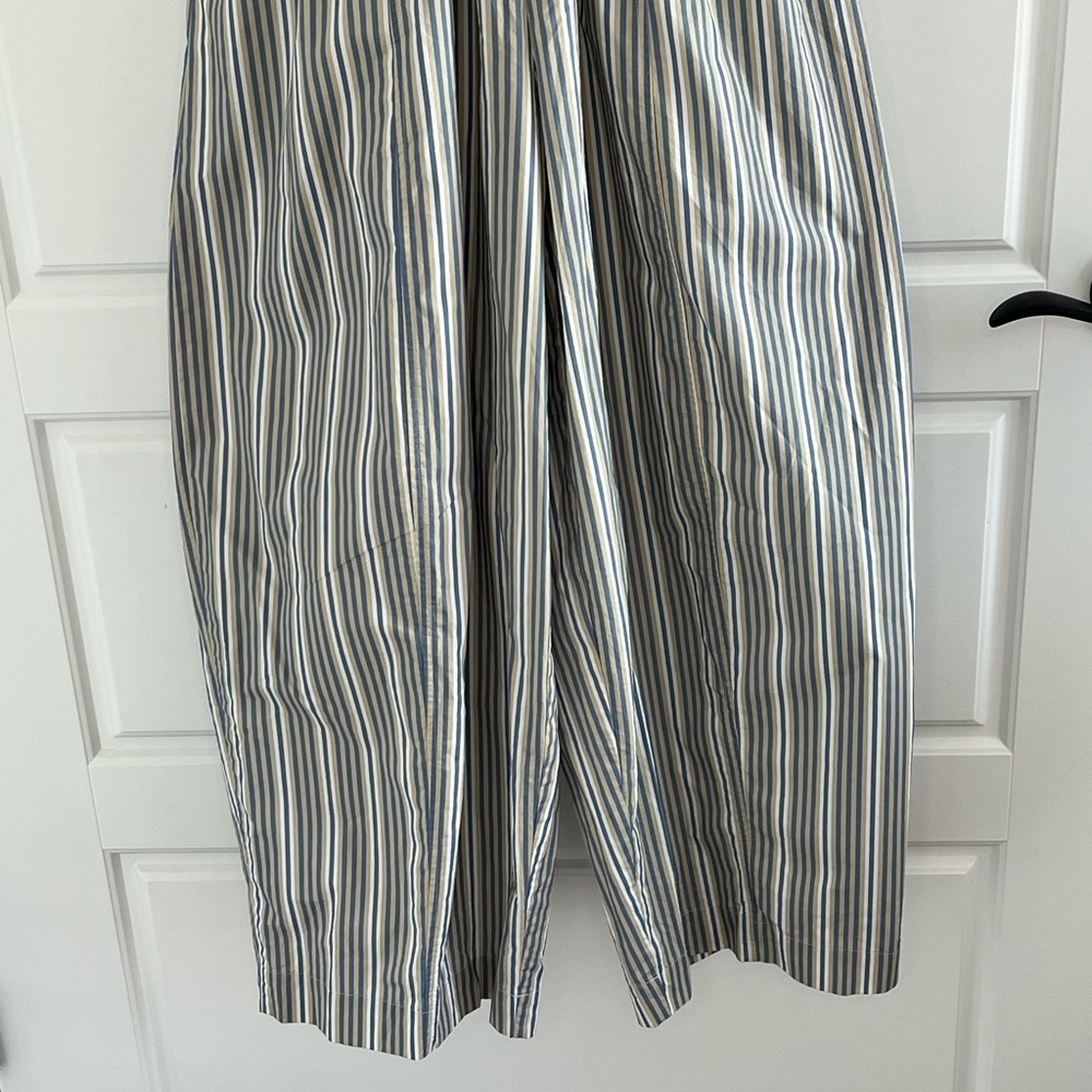 Anthropologie Plenty by Tracy Reese Poplin Striped Jumpsuit Size XS Cotton New - Picture 5 of 15